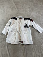 Alex Martins Brazilian Jiu Jitsu Size A0 Martial Arts MMA White/Black
