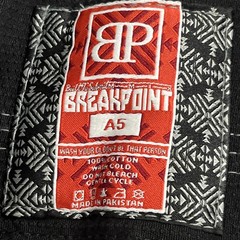 Break Point Brazilian Jiu Jitsu Gi Top Black Size A5/ TEMPLE UNDERGROUND