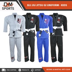 DXM SPORTS BJJ Jiu Jitsu Gi Brazilian Jiu Jitsu Training Gi Uniform Kimono Kids