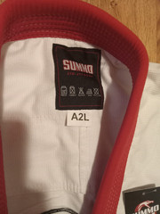 BJJ Gi Men White A2L Jacket A1H Pants | Uchiha Naruto | Great Condition