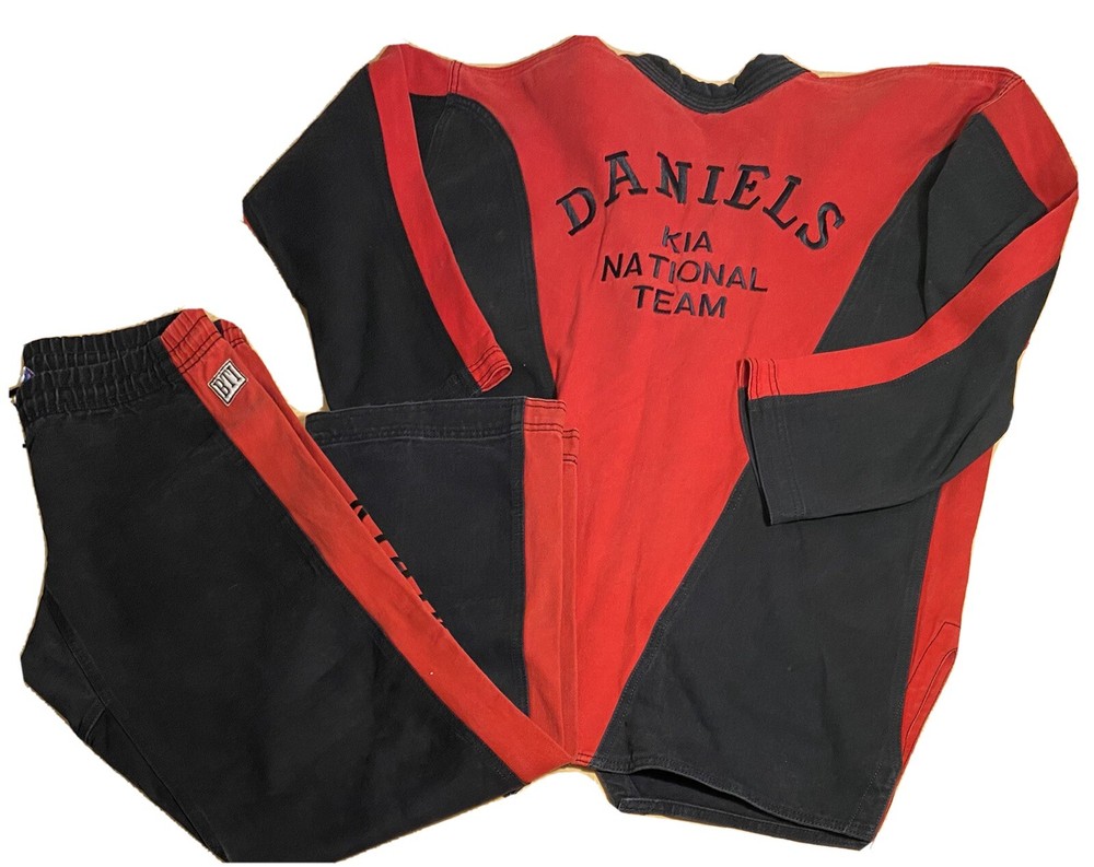 Tron Daniels Kia National Uniform Martial Arts Black Belt Kiado Ryu 2-Piece Set