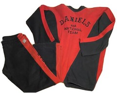 Tron Daniels Kia National Uniform Martial Arts Black Belt Kiado Ryu 2-Piece Set