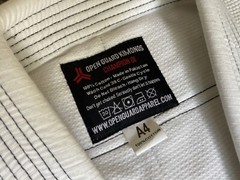 Open Guard Apparel Kimono Champion Gi White A4