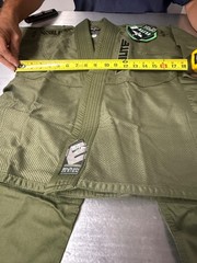 Elite Gi & Gear Core Green Brazilian Jiu Jitsu Kids BJJ Gi Embrace the Pain