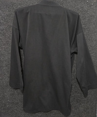 Vtg Black Martial Arts Gi Robe Jacket Karate Jui Jitsu Keikogi Uwagi Taekwondo