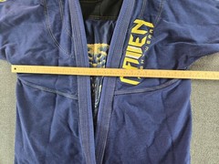 Raven Fightwear Men’s A4 Ulfhedinn Nordic Wolf Uniform Premium Gi Navy Blue