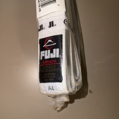 Fuji Kimono Jiu Jitsu Belt – Judo – White (83977) Size A4