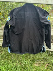 Gold BJJ Aeroweave Ultralight Gi A2 Black w/ Blue Stitching Complete BJJ Suit