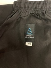Brazilian Jiu-Jitsu Gi Black Size 1/140. Pants, Top And Belt. 9-11 Years Old.