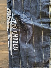 LOT of 2 Retro Style Ground Game & Surf Jitsu Jiu Jitsu Gi A2 Kimonos – USED