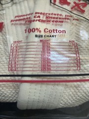Hayashi Tiger Claw White Judo Gi Uniform Size 5 Cotton Martial Arts New Beige