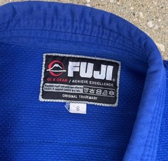 FUJI Original Gi & Gear Brazilian Jiu-Jitsu Martial Arts Kimono Size 6 Blue