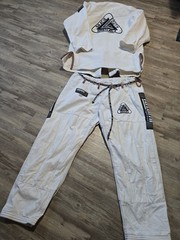 Gracie South Grenada Tatami Fightwear A3 White Nova Jiu-Jitsu Kimono Suit Excell