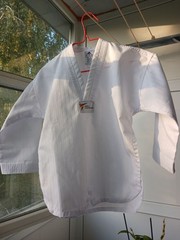 Adidas Taekwondo Uniform WT Approved Student Suit Kids Dobok Childrens 130cm