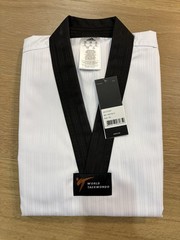 Adidas „Start” 3 Stripes Taekwondo Uniform Black V-Neck – Size 130