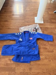Blue Fuji USA Euro Comp Judo Gi, 3.5 lightly used