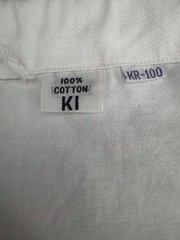 KI INTERNATIONAL WHITE HEAVY COTTON KARATE UNIFORM SIZE 5~PRE-OWNED~WORE IT ONCE