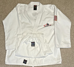 Gladiator by ProForce Kickstart Kids Martial Arts Karate Gi Uniform White Size 5