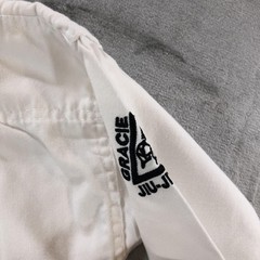 Gracie Jiu-Jitsu Official Kids Gi Set 00 White Jacket Pants BJJ Youth Gi Uniform