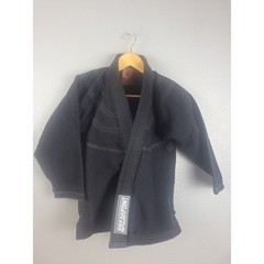 Break Point Gi Jacket Youth K2 Black Brazilian Jiu-Jitsu Pearl Weave Cotton