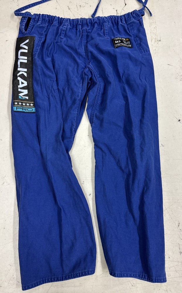 VULKAN PRO M3 The Real JIU JITSU Youth PANTS 100% cotton blue