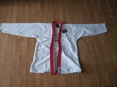 BJJ Gi Men White A2L Jacket A1H Pants | Uchiha Naruto | Great Condition
