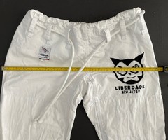 Liberate Ju Jitsu Gi-White Tunic, Pants & Belt, Size A2, Nashville Studio EXC