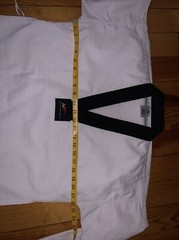 Adidas Taekwondo White Martial Art World Champion Uniform Shirt 160cm (2)