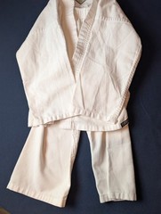 Century Karate Uniform White Kid’s Size 000 Gee Cotton Polyester Heavy Canvas