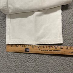 KI International Judo Gi Pants Size 5 White Cotton Martial Arts Uniform