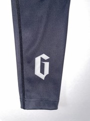Gameness BJJ Grappling Spats Tights Pants Mens Black Jiu Jitsu MMA No-Gi Small