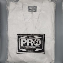 Karate Uniform PBS Pro Boxing Supplies Medium Weight White Apparel Size 6 /200