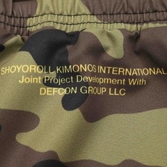 Shoyoroll x Defcon Camo Rash Guard LS & Training Fitted Shorts Bjj No Gi MMA Set
