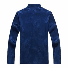 Tang Suit Men Traditional Chinese Clothing Hanfu Long Sleeved Shirt Coat Mens