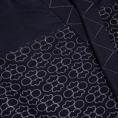 New Albino & Preto BJJ GI Navy Blue Batch#72 Satori Jiu Jitsu Uniform With Bag