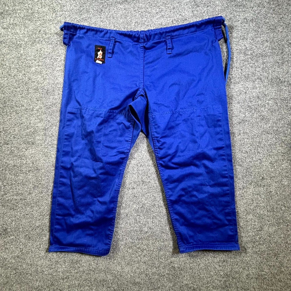 Your Jiu Jitsu Gear Pants Youth M4 Royal Blue Cotton BJJ GI Martial Arts Uniform