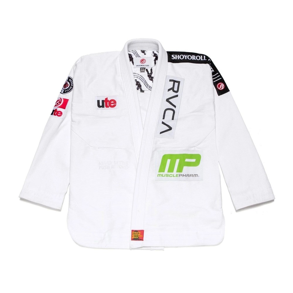 Shoyoroll Bjj Gi Batch # 94 Jiu-Jitsu UTE BJJ GI White Uniform 450 GSM With Bag