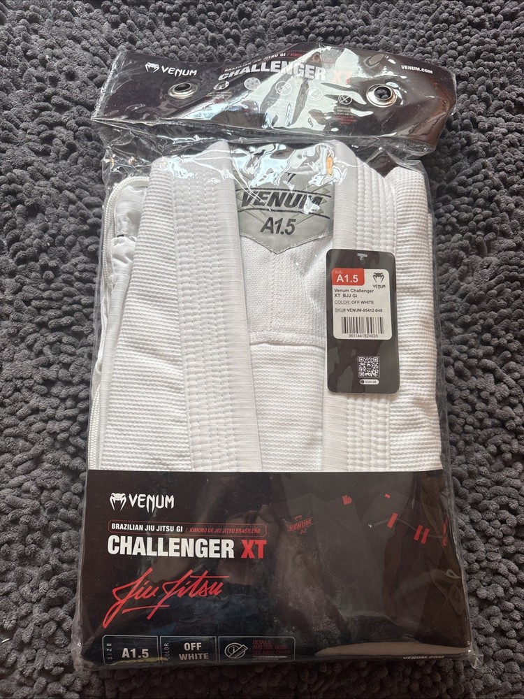 Venum Brazilian JJ GI Challenger XT In XL Off White