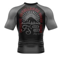 Fuji Summit Flex Lite Mens MMA BJJ Jiu Jitsu Short ShortSleeve SS Rashguard