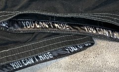 A4 YCH Black/Grey Brazilian Jiu Jitsu Uniform Apparel Kimono Pants 100% Cotton