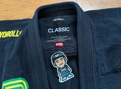 2014 SHOYOROLL ALBINO & PRETO COMP STANDARD BATCH 30 GI JIU JITSU BJJ BLACK A3H