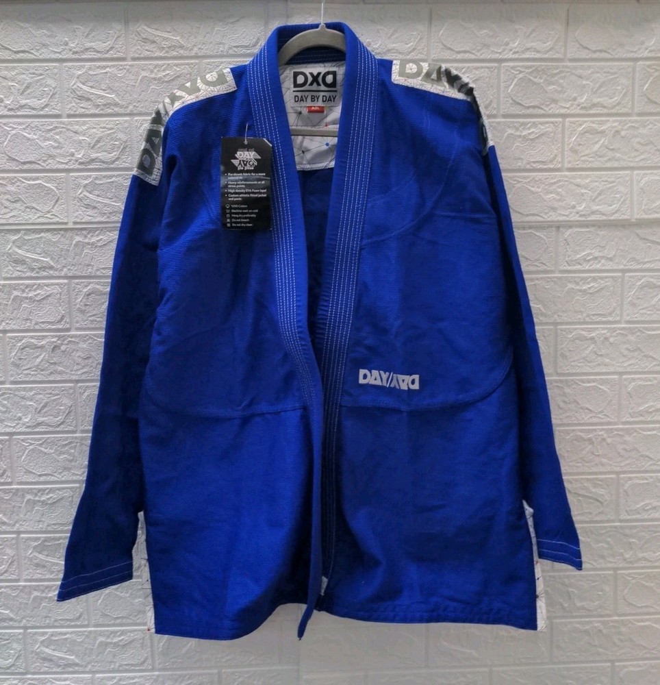 New Day By Day Competitor Gi Blue Jiu Jitsu Size A2L