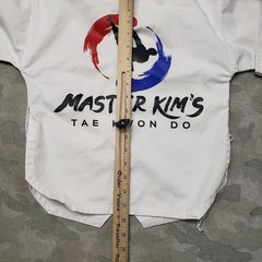 BMA Taekwondo Uniform Youth 000 White Master Kims V-Neck