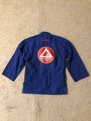 Gracie Barra Equipe GB Jiu Jitsu Kimono Top Youth Y5 Blue Marital Arts MMA