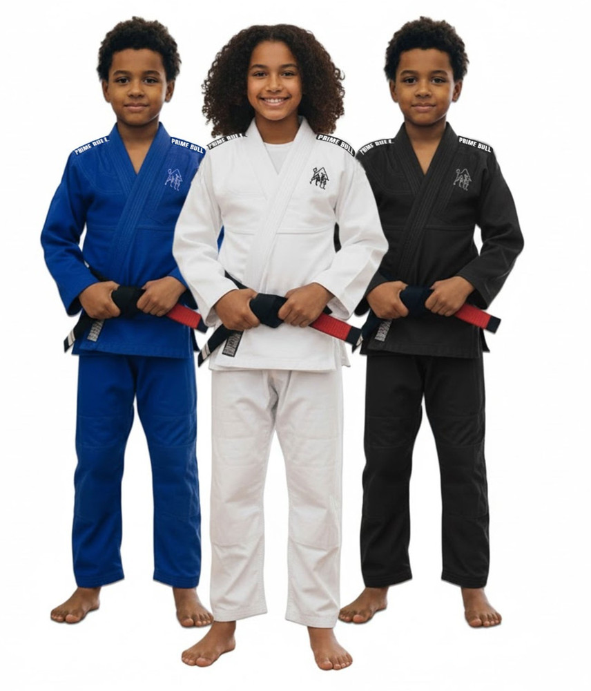 Brazilian Jiu Jitsu Gi For Kids BJJ Gi Youth Grappling Kimonos Preshrunk Uniform