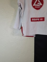 Gracie Barra Equipe Jiu Jitsu Gi Jacket Y6 Kimono White Top Only Size Youth 6