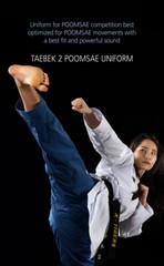MOOTO Taebek-2.1 Poomsae Dan Uniform (Female) WT Dobok