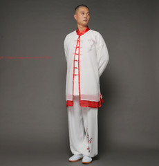 Summer Chinese Tai Chi Linen Uniforms Unisex Wushu Kung Fu Suit Clothing Sets