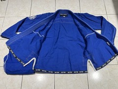 War Tribe Blue BJJ Jiu-Jitsu Gi Uniform Set Jacket & Pants Adult Unisex A1