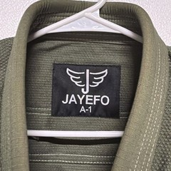 Jayefo Brazilian JiuJitsu Gi Size A-1 Olive Green Used Top & Bottom Set Training